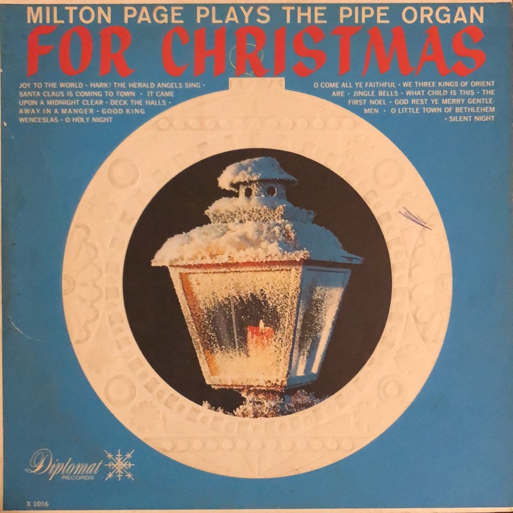 Milton Page Plays For Christmas Vinyl Lp
